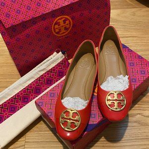 Tory Burch red ballet flats size 5